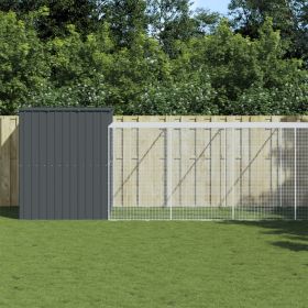 Dog House Anthracite Galvanized Steel Large Dog House